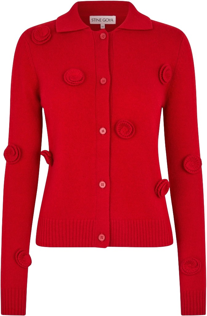 2530 Dense Wool Knit, Button Up Long Sleeve Polo Knit